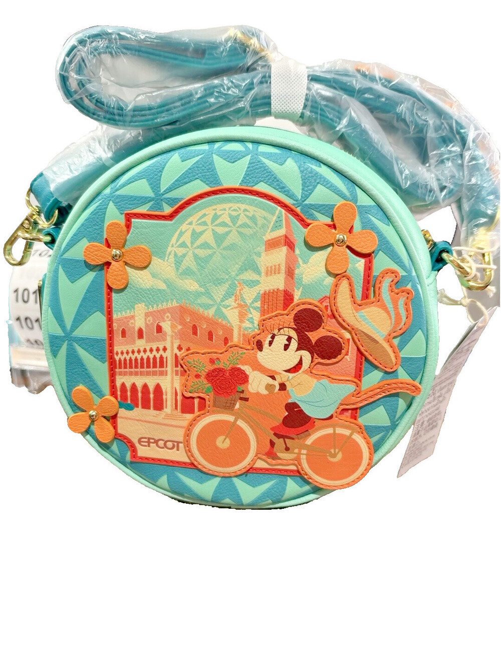 Disney Parks Loungefly EPCOT Italy World Showcase Mickey Minnie Crossbody NWT